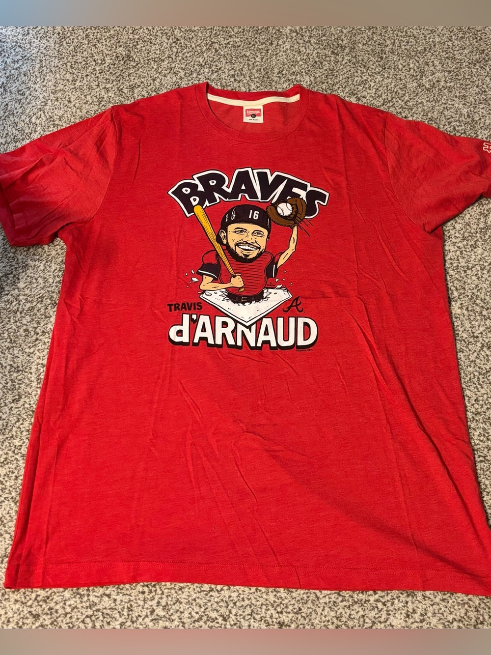 Atlanta Braves Graphic Crewneck Tee - Travis d’Arnaud